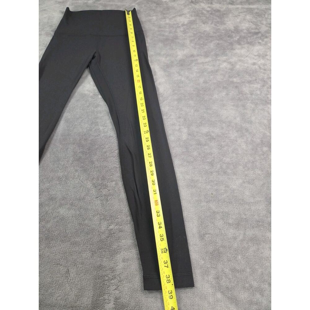 Lululemon Leggings Womens Sz 6 Black High Rise Yoga Gym Sport Workout C36-9 - Picture 2 of 9